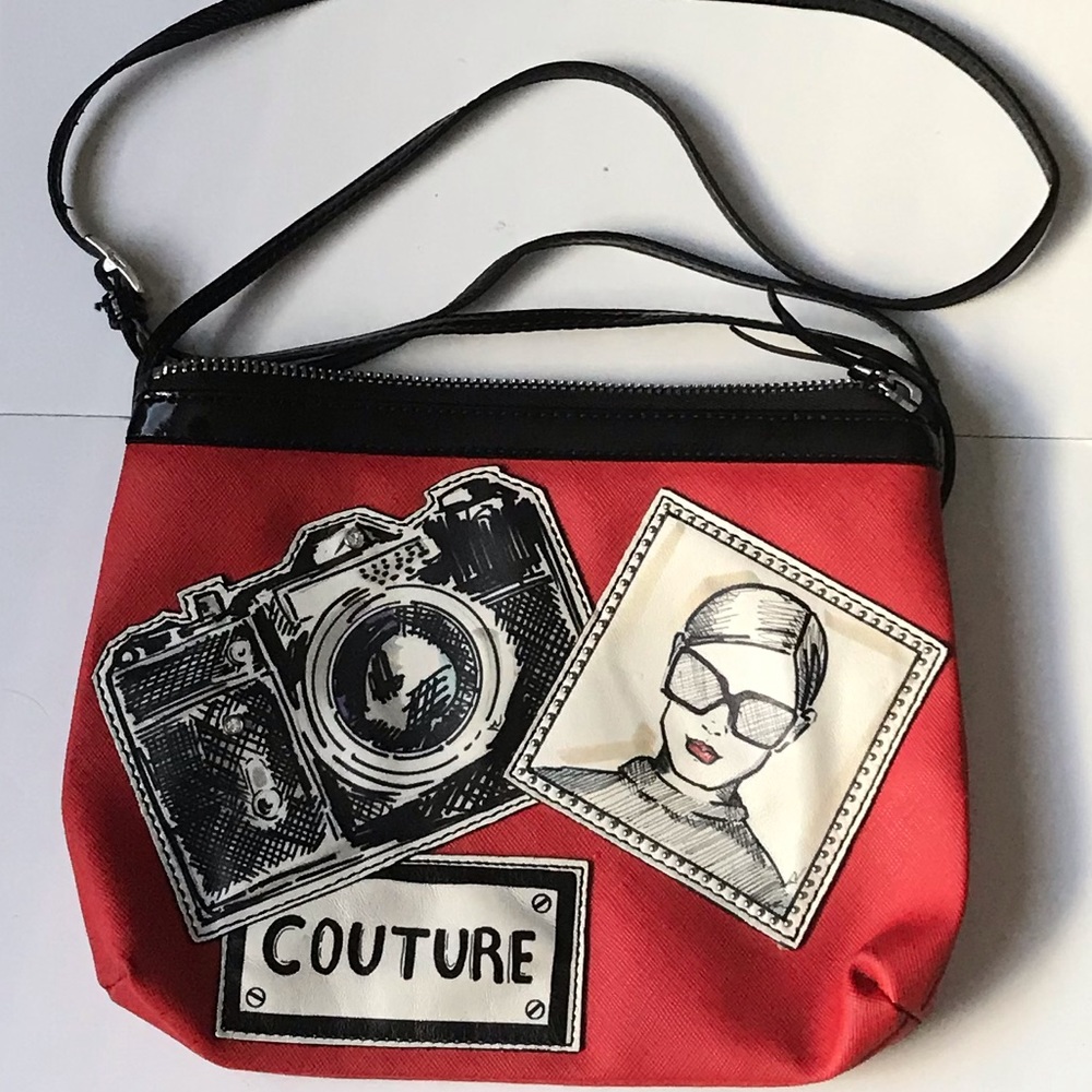 Brighton red leather “Fashionista” purse